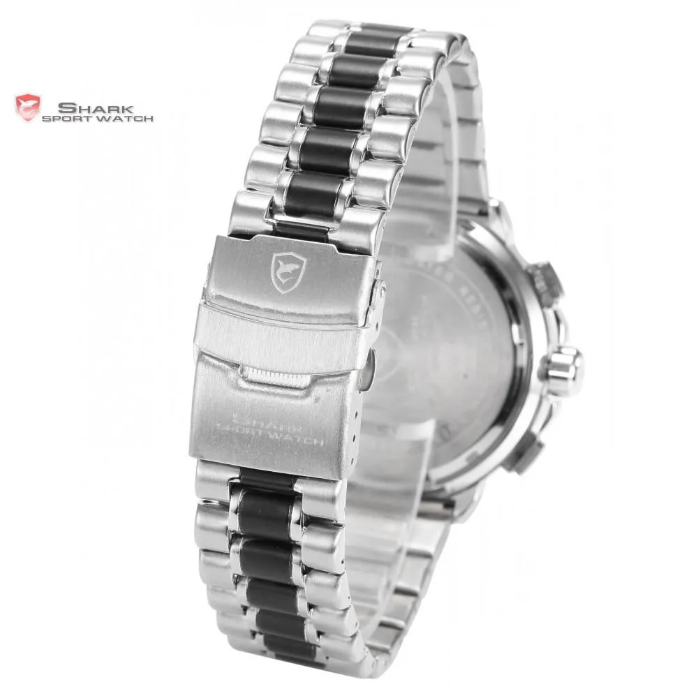 BLACKNOSE Shark Sport Watch Silver/White SW 381