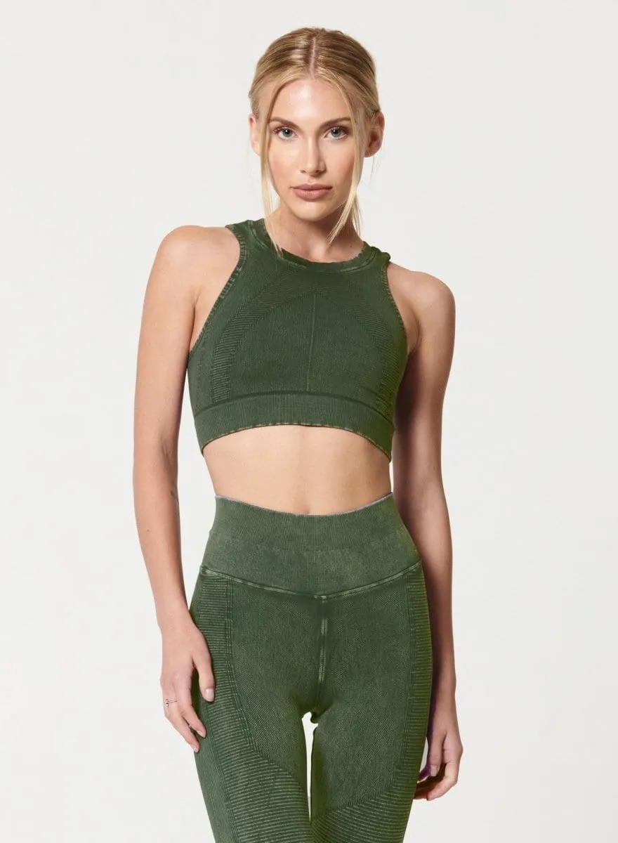 Body Engineered® One By One Crop Hand Dyed