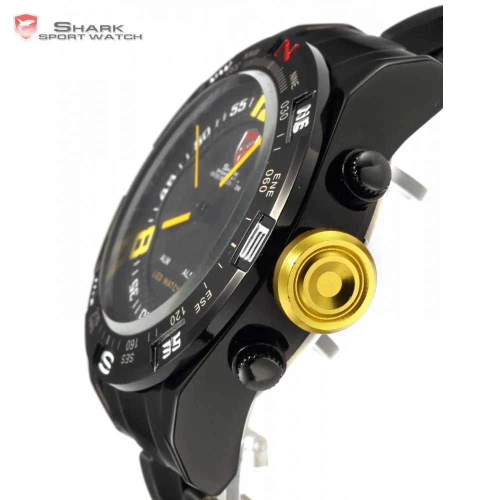 BULLHEAD Shark Sport Watch Black/Yellow SW 099