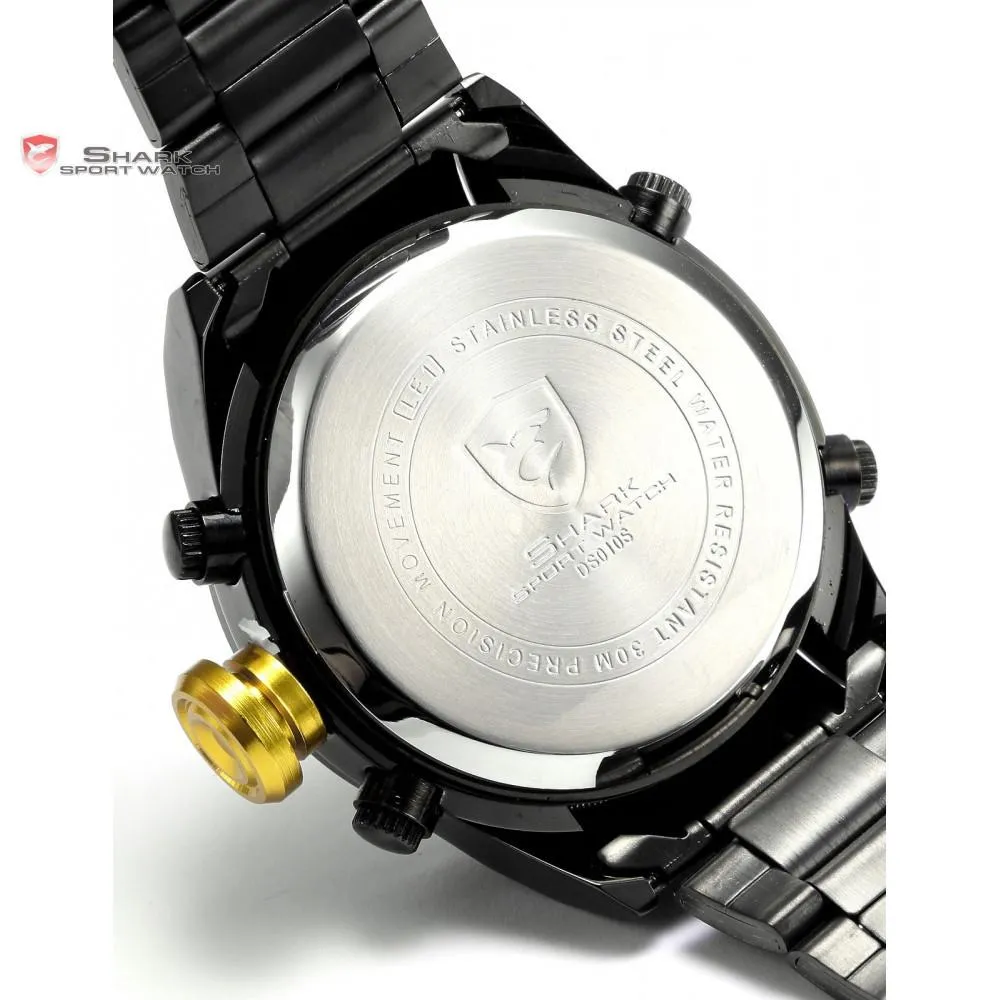 BULLHEAD Shark Sport Watch Black/Yellow SW 099