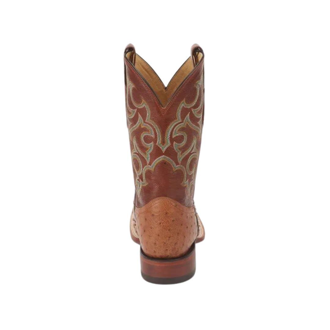 Justin Boot Men's Truman Ostrich Square Toe Boot