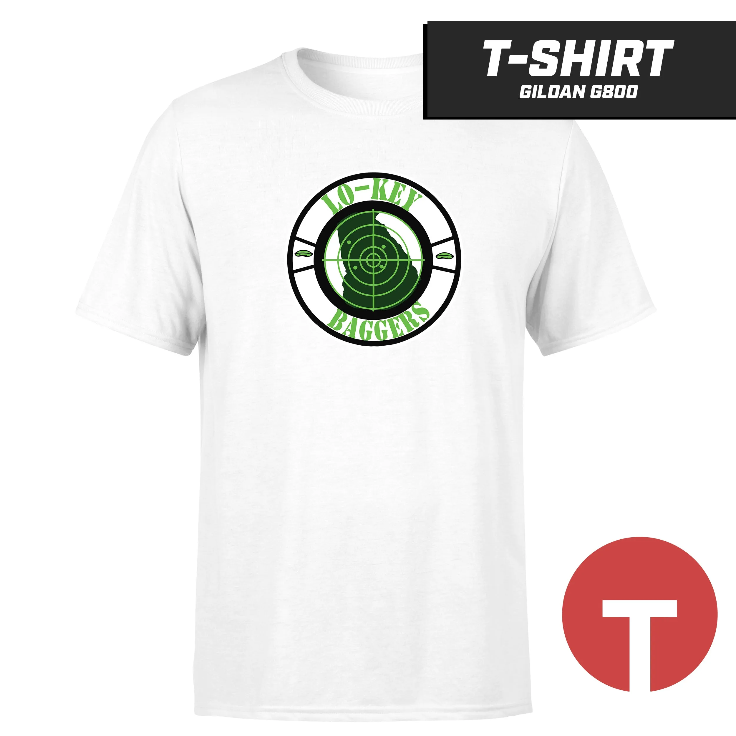 Lo-Key Baggers - T-Shirt Gildan G800