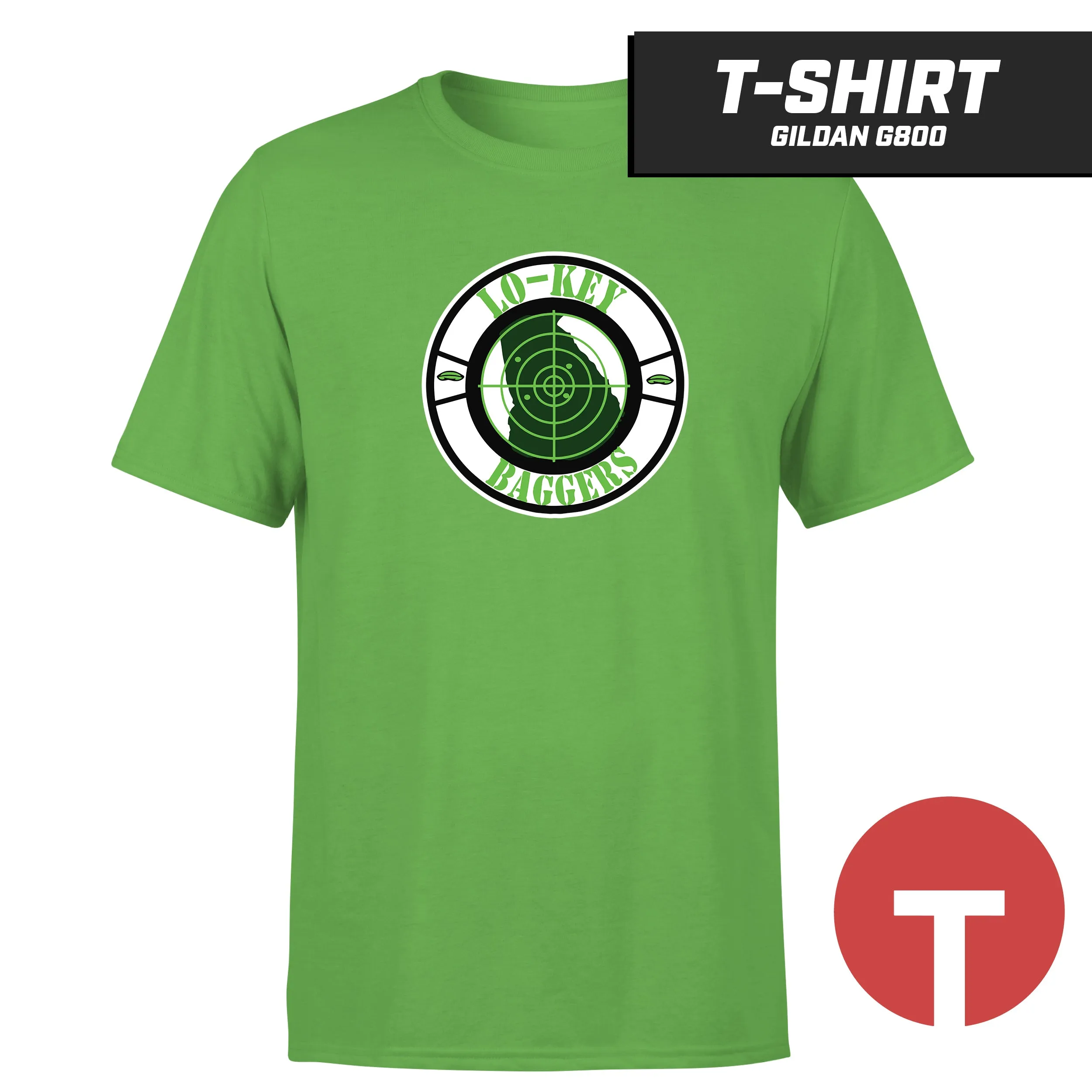 Lo-Key Baggers - T-Shirt Gildan G800
