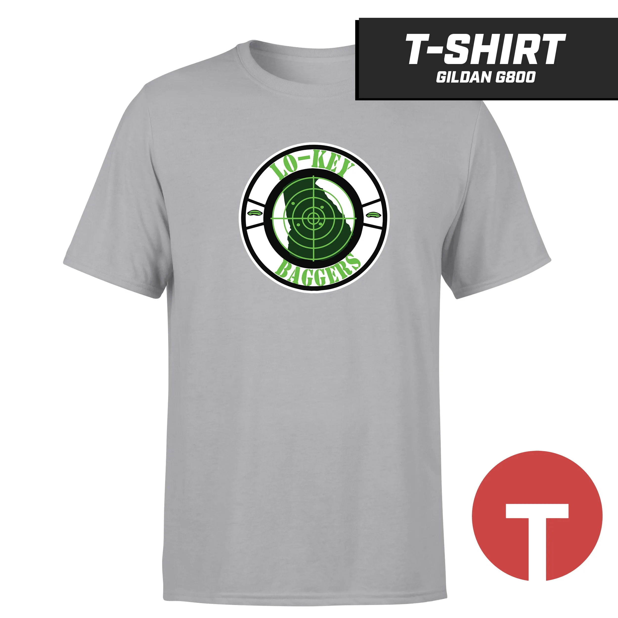 Lo-Key Baggers - T-Shirt Gildan G800
