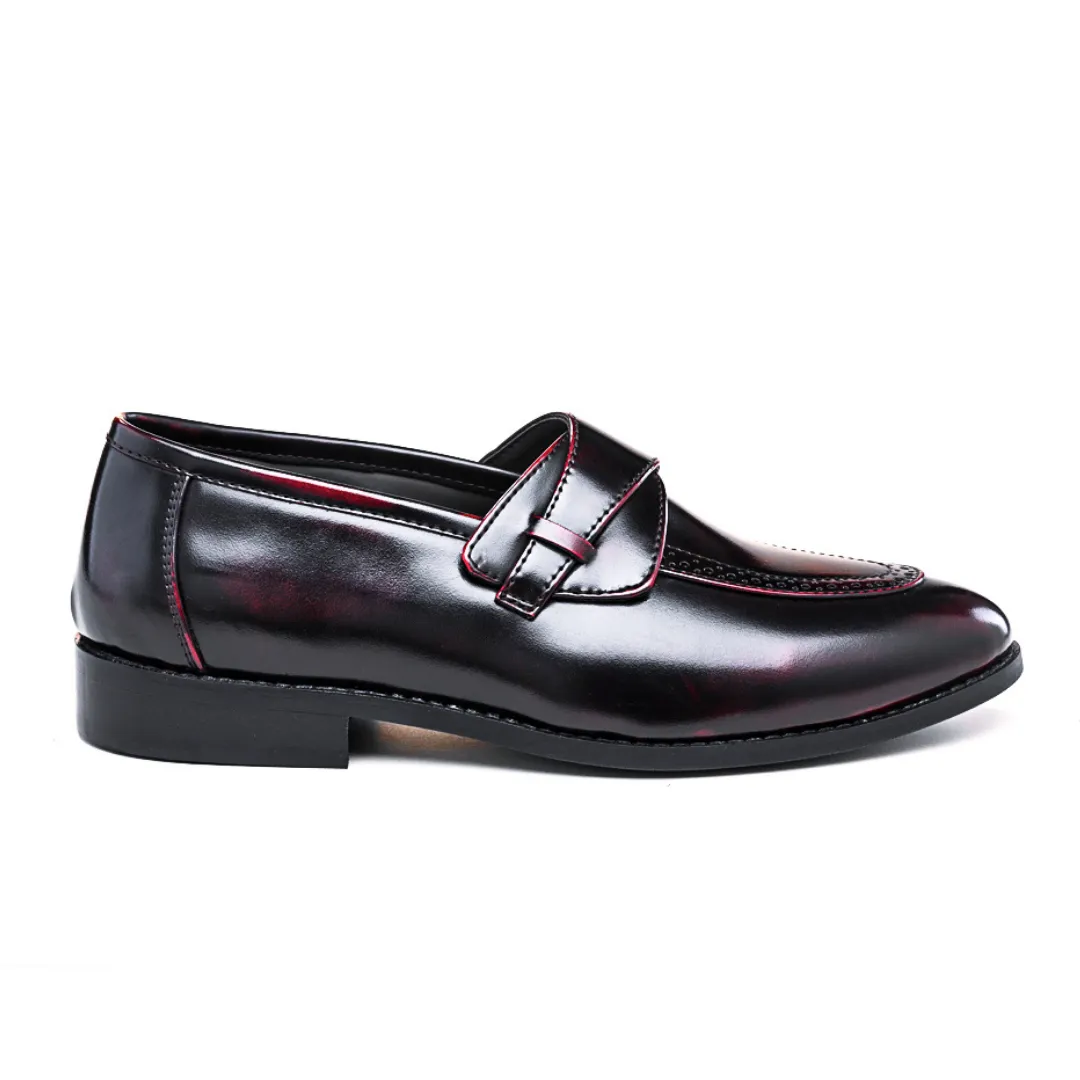 Monkstory Drezzire Classic Patent Slip-Ons - Cherry