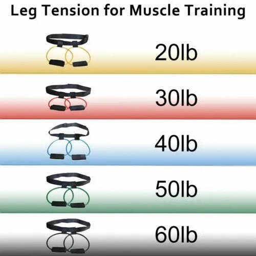 MultiFunction Fitness Resistance Bands for Butt Leg Muscle Training
