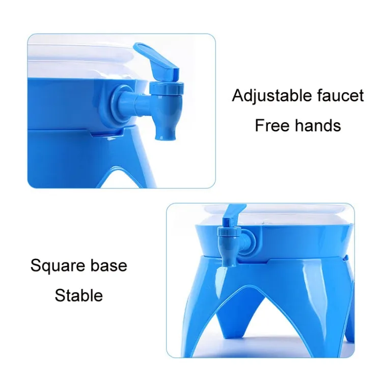 Outdoor Camping Portable Car Retractable Folding Bucket With Faucet, Capacity: 7.5L