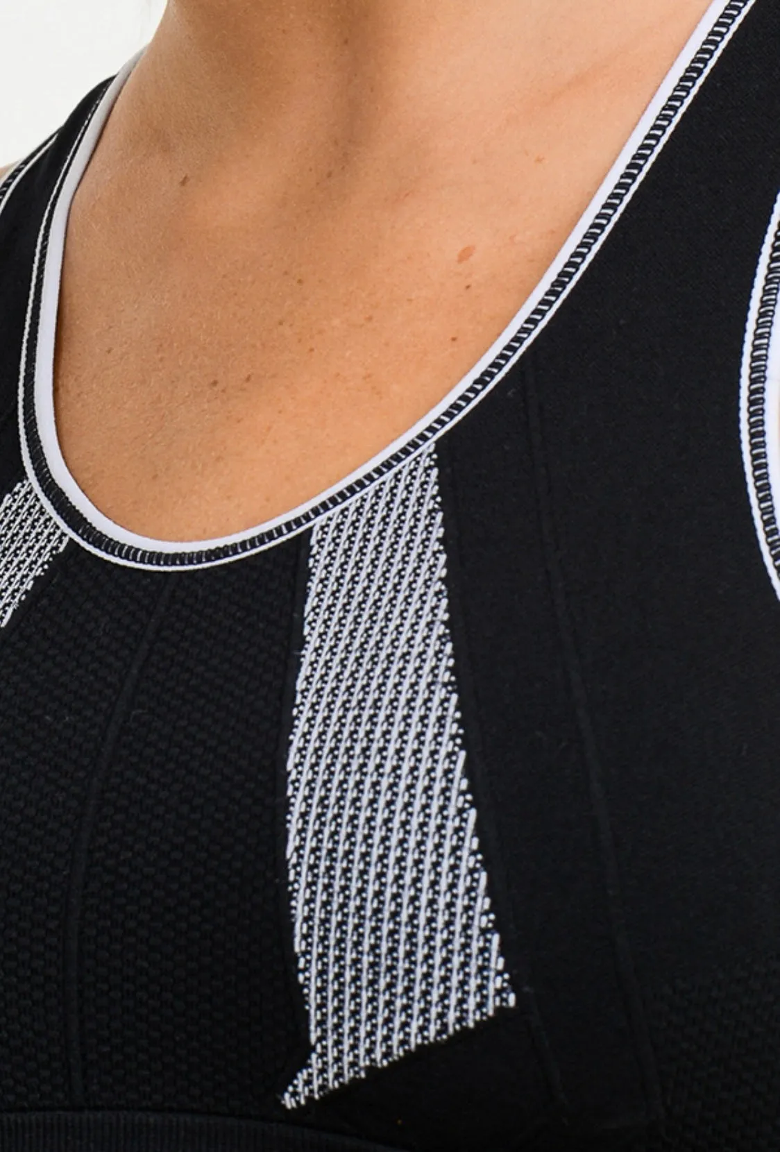 Seamless Overlay Strap Back Sports
