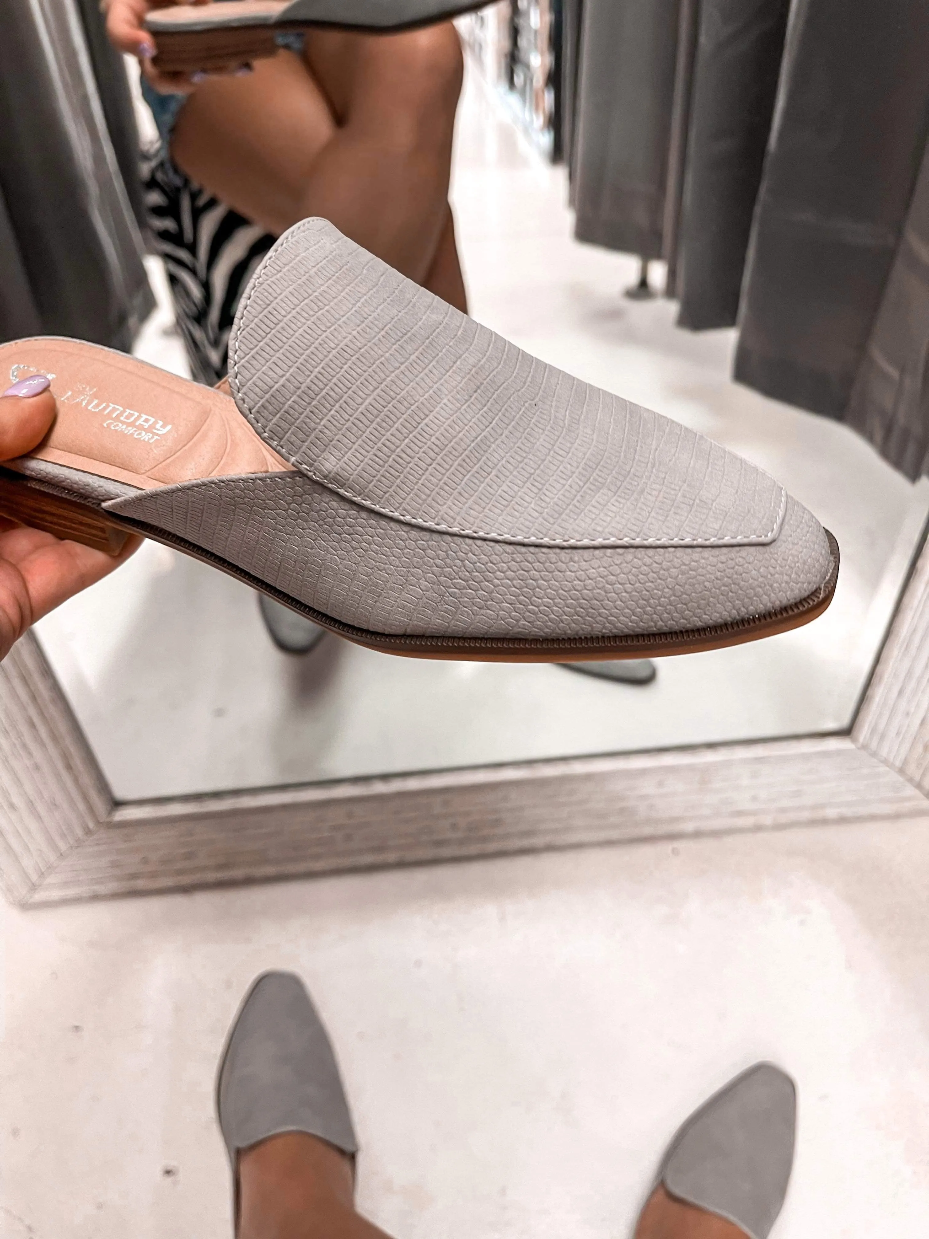 Softest Grey Mule