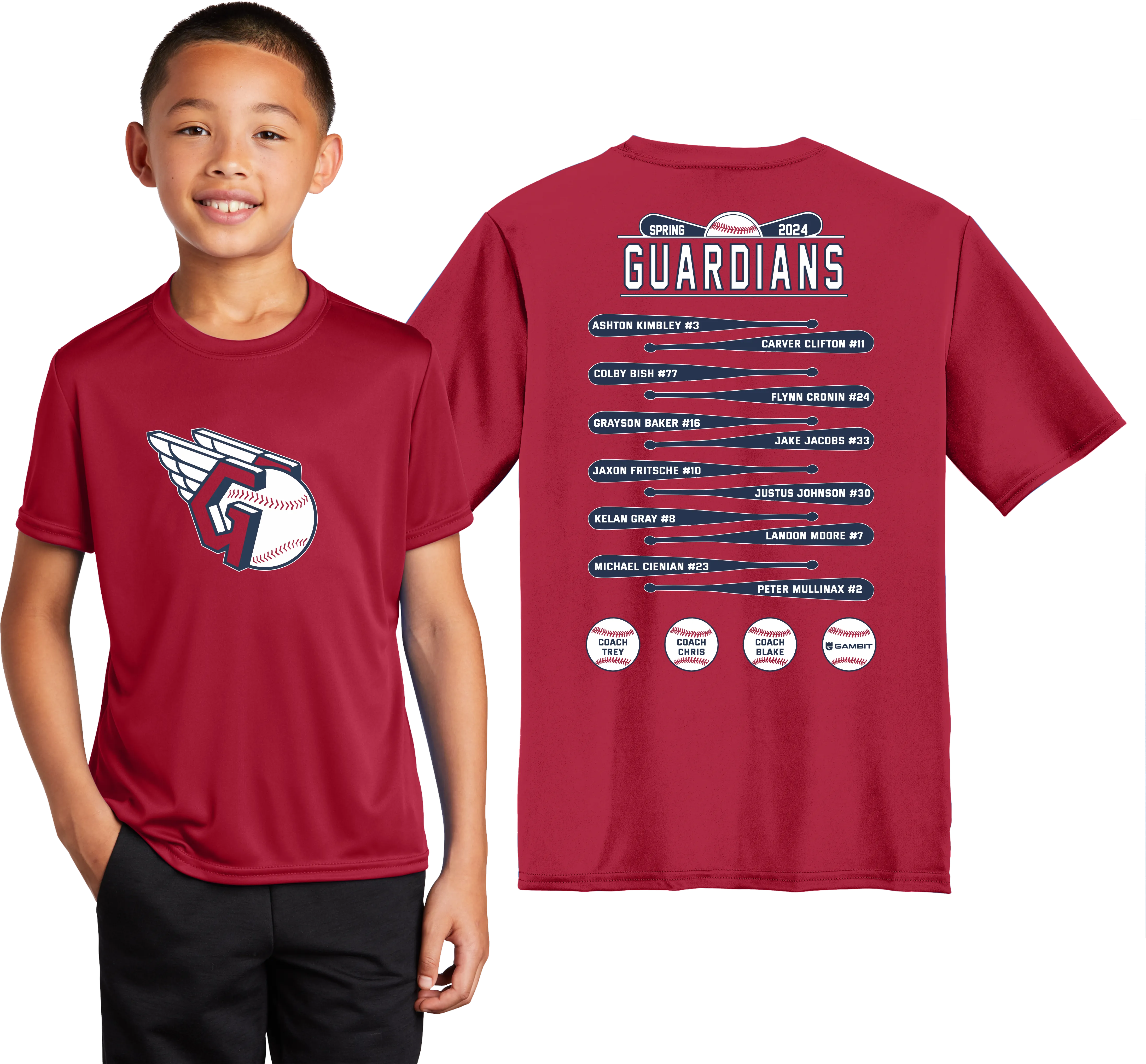 The Guardians - ROSTER SHIRT - 8U
