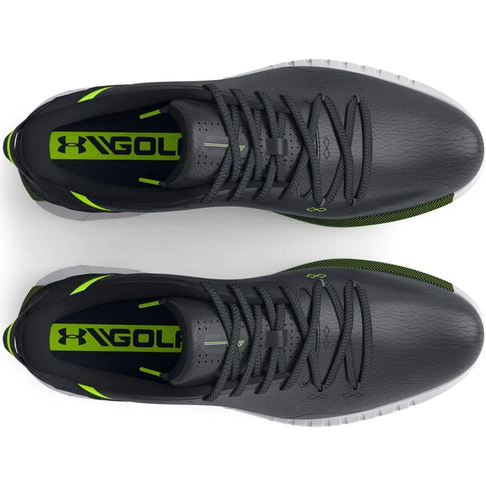 Under Armour HOVR Drive Wide Fit Spikeless Waterproof Shoes - Black/Halo Grey
